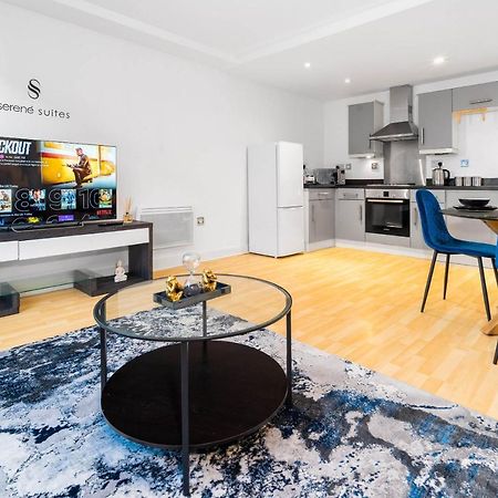 Beautiful Birmingham Central Spacious Apartment-Free Parking, Wifi, Contractors, Hs2, Bullring, Birmingham City Fc Buitenkant foto