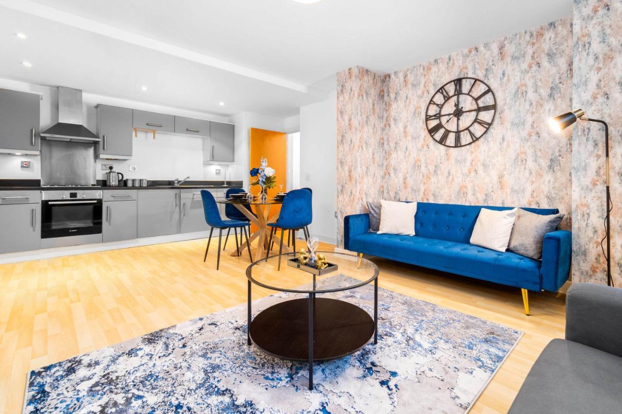 Beautiful Birmingham Central Spacious Apartment-Free Parking, Wifi, Contractors, Hs2, Bullring, Birmingham City Fc Buitenkant foto